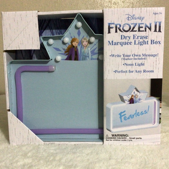 Disney Other - Frozen Dry Erase Marquee Light Box